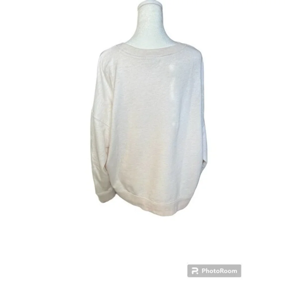 Style & Co Cream Off White Logo Sweatshirt size XL‎